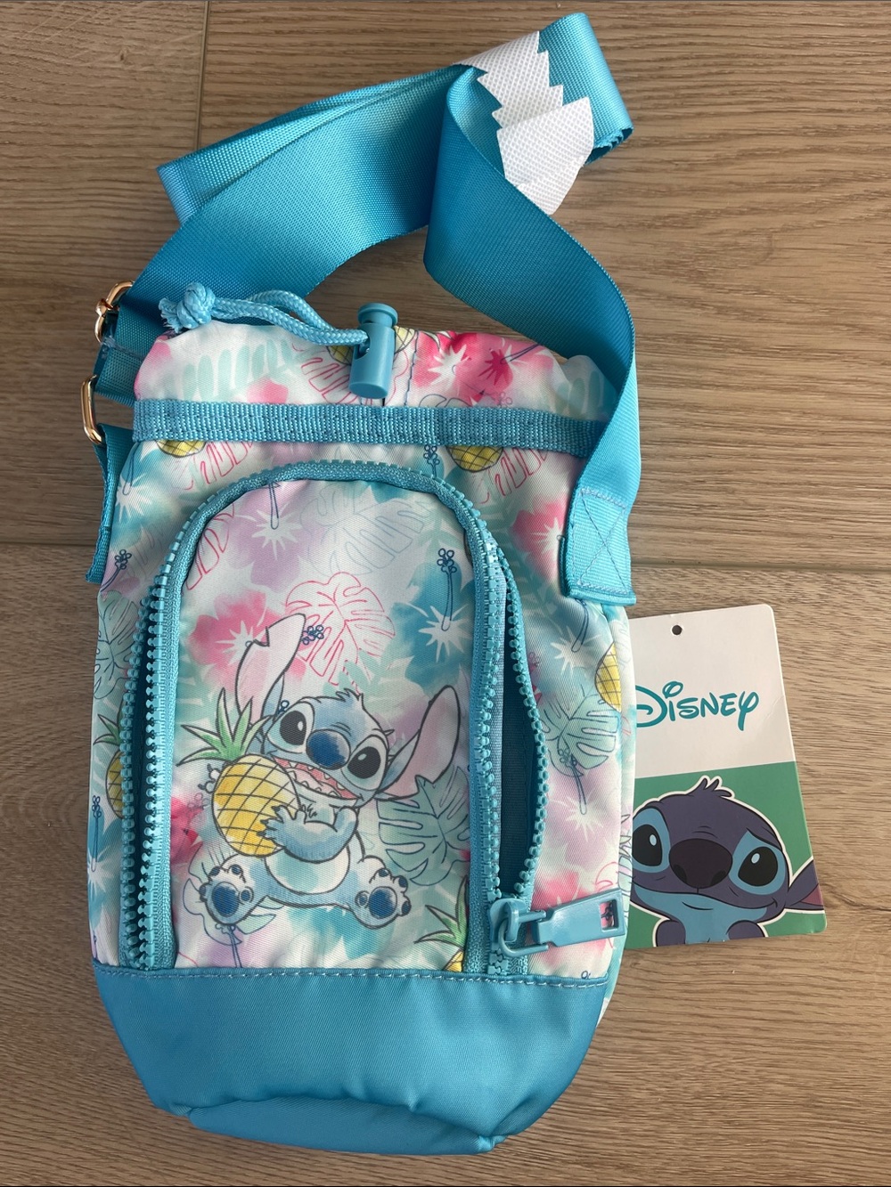 ❤️NEW!!!❤️ Lilo & Stitch Blue Pineapple Hydration Crossbody Bag